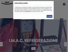 Tablet Screenshot of imacrefrigerazione.com